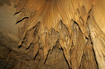 Photo of rock formation in Mammoth Cave National Park