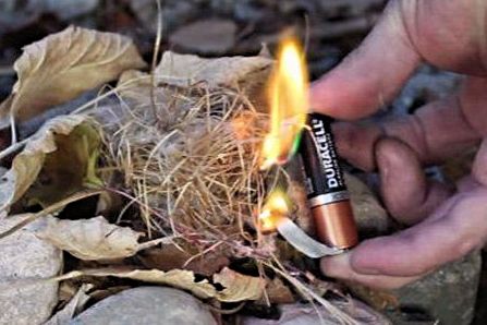 You can use waterproof matches, a waterproof lighter, a flint and steel method, an electric spark from batteries, gun powder,etc.